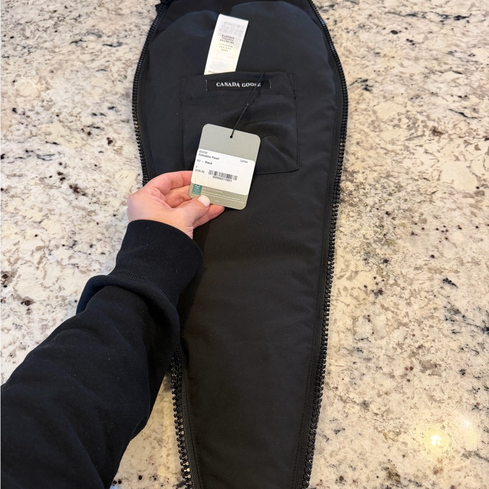 Canada Goose Black Bump Extension Panel